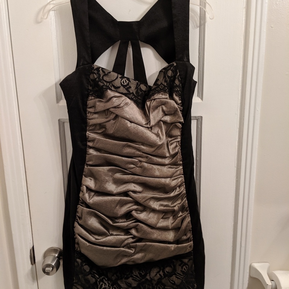 Black/Gold Jessica McClintock Dress